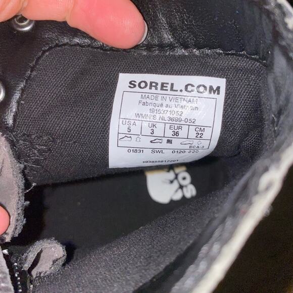 Sorel Lennox Lace Boot Quarry 5 NWOB Waterproof - Picture 6 of 6